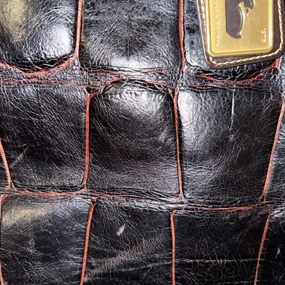 Dooney & Bourke Croco Embossed Large Handbag - Picture 12 of 13